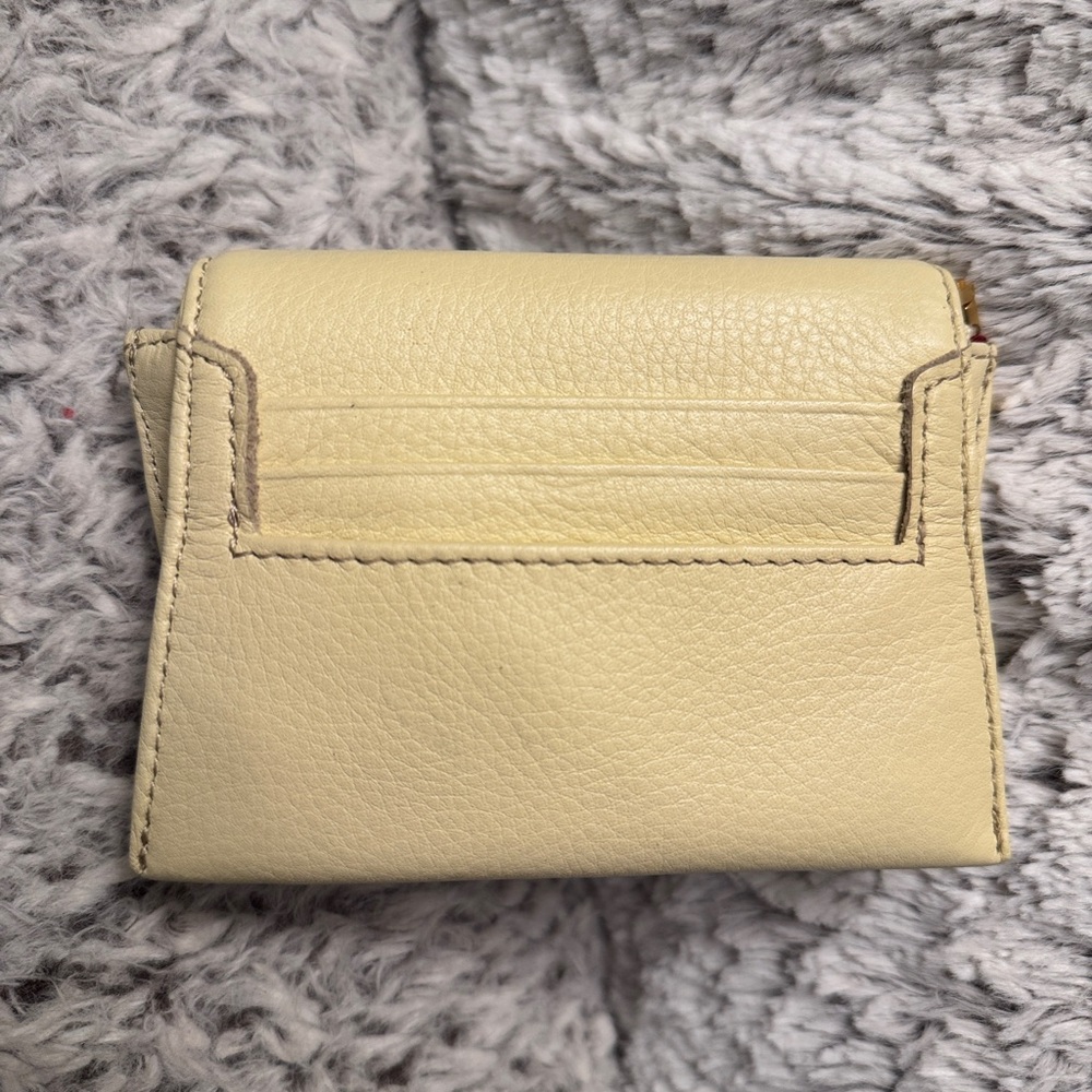 Hammitt Cream/Dawn Card Holder with Gold Studs - Picture 2 of 5